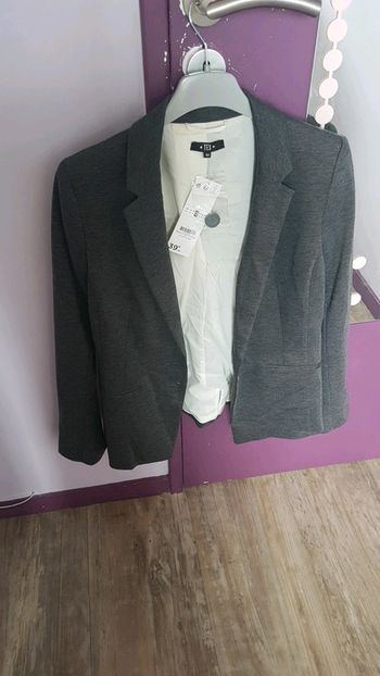 Veste blazer grise neuve