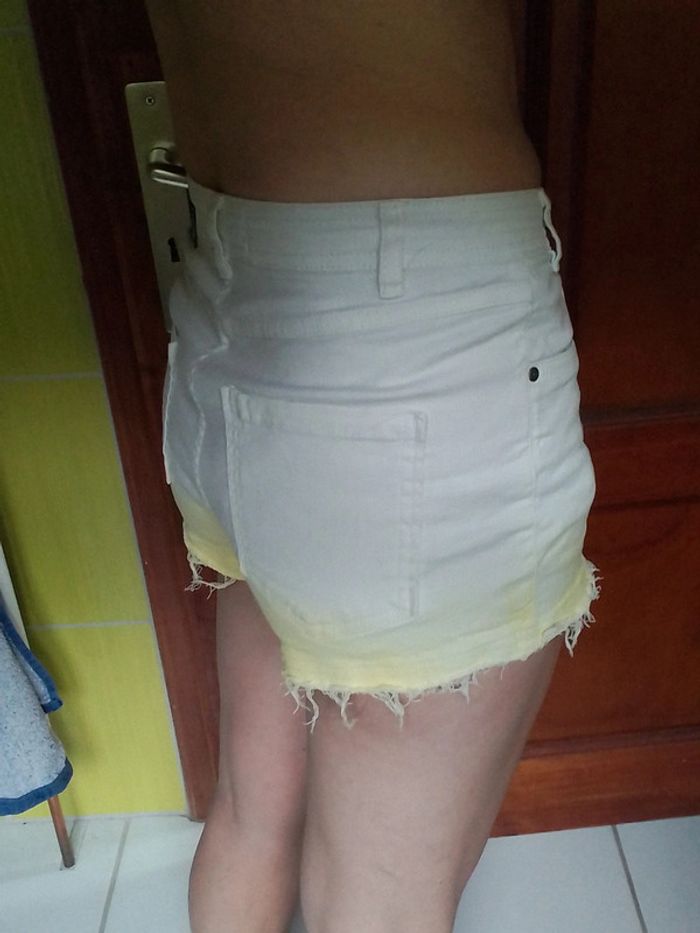 Short femme jaune et blanc Camps United - photo numéro 6