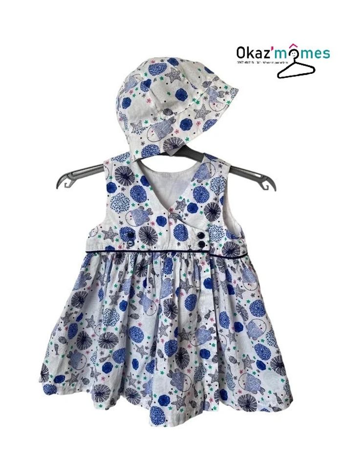 Robe d’été à motifs marins - DPAM 6 mois (68cm) - photo numéro 5