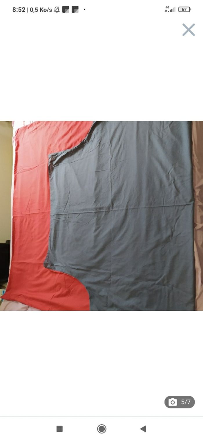 Housse de couette double face 1 personne tbe la redoute