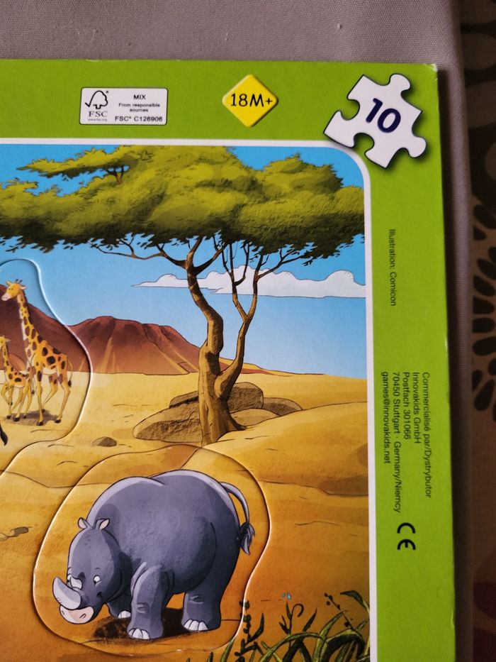 Lot de 2 puzzles animaux - photo numéro 6