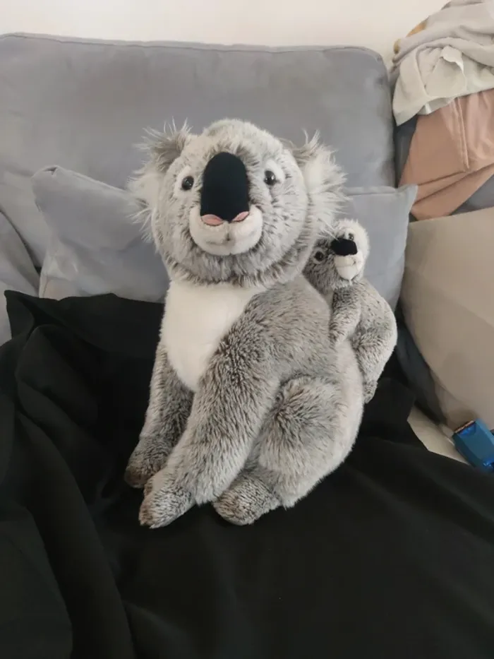 Peluches coala avec sa bébé - photo numéro 3