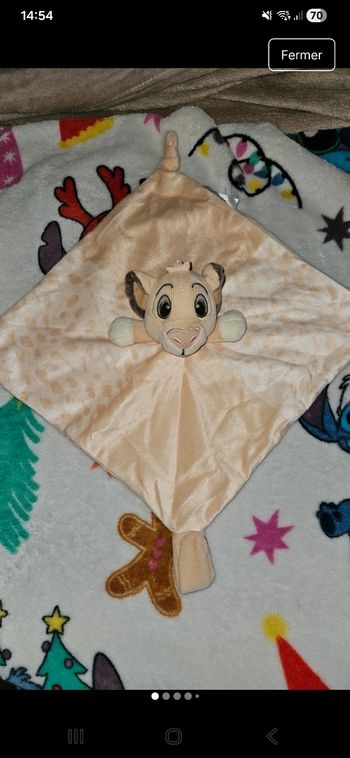 Doudou le roi lion neuf