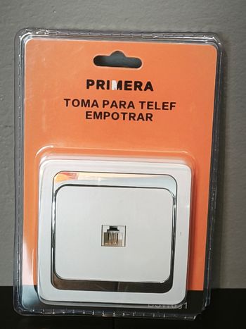 Prise de téléphone murale à encastrer