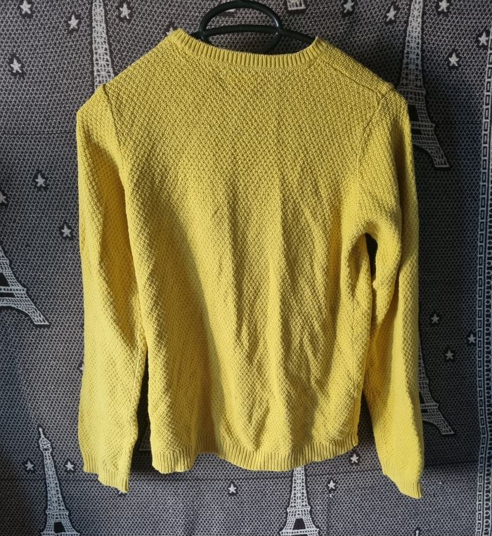 Gilet zippé jaune 12ans - photo numéro 4