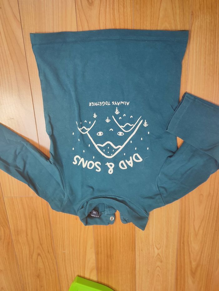 T-shirt manche longue col montant