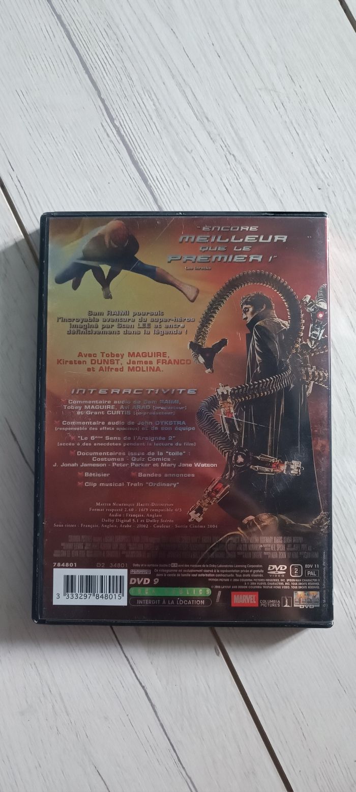 💿 DVD Spider-Man 2 💿 - photo numéro 2