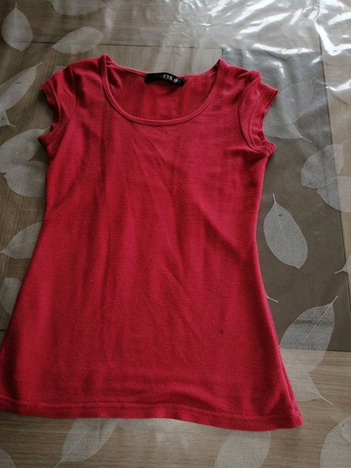 Tee shirt saumon