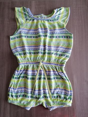 Combishort imprimée 12 mois