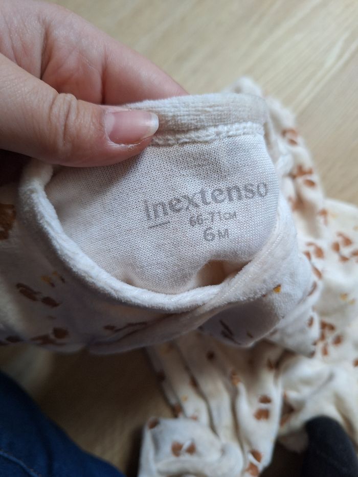 Pyjama velours 6 mois - photo numéro 2