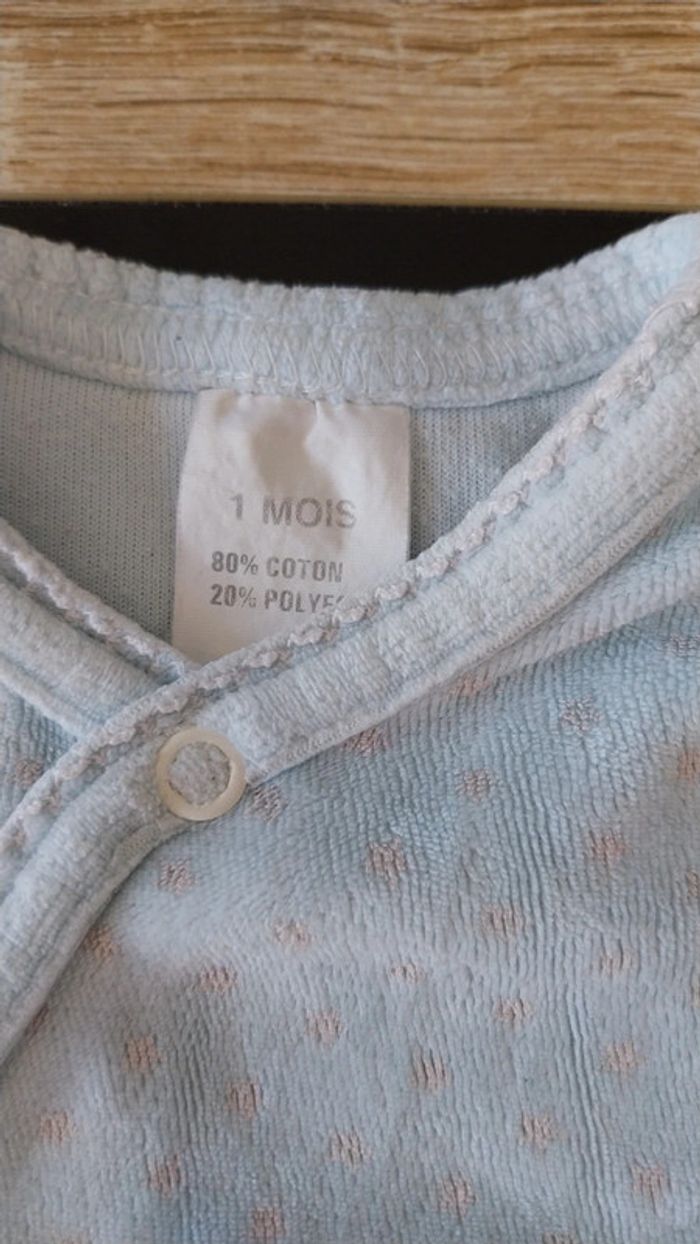 Pyjama sans manche 1 mois - photo numéro 3
