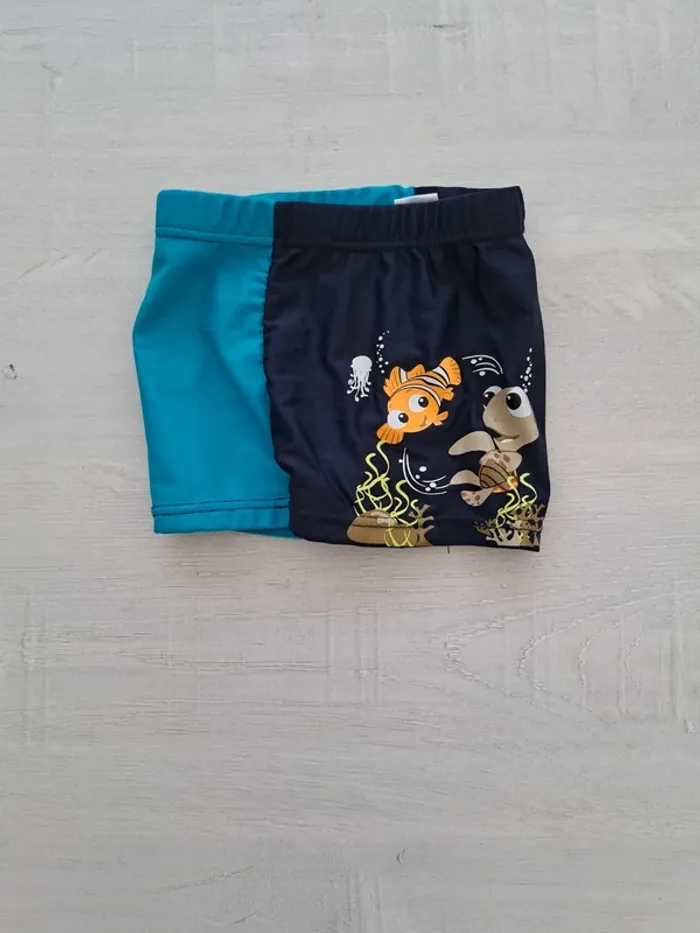 Lot 7 pièces taille 80 cm - Shorts bermudas maillot de bain - 9 12 mois - coton - photo numéro 12