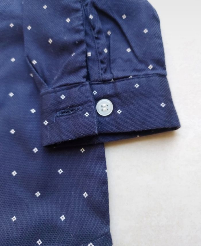 Chemise bleu marine 12 mois - photo numéro 3