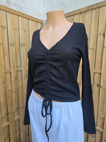 Haut léger sexy maille crop🍒vintage y2k 2000🍒taille 36/38