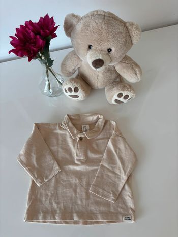 Polo H&M beige 4-6 mois