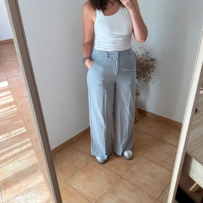 Pantalon jambes larges