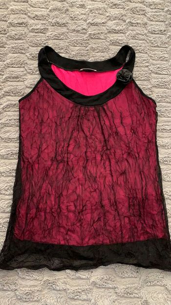 Haut Cache cache rise et noir taille 40/42