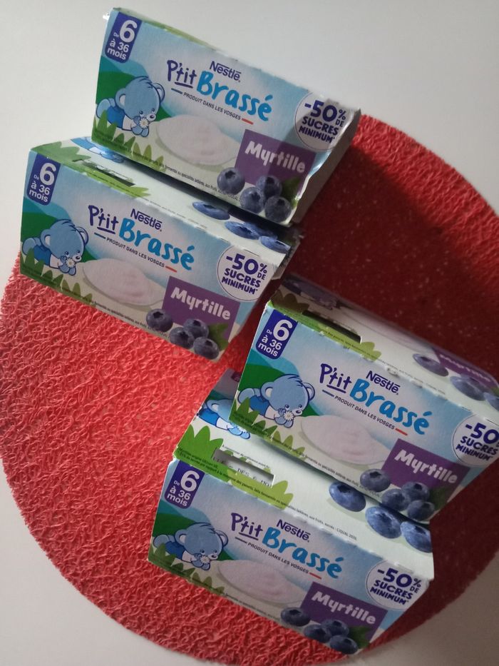 Yaourts p'tit brassé myrtille