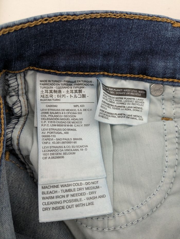 Jean Levi's Mile High Super Skinny - taille 25 (XXS) - photo numéro 6