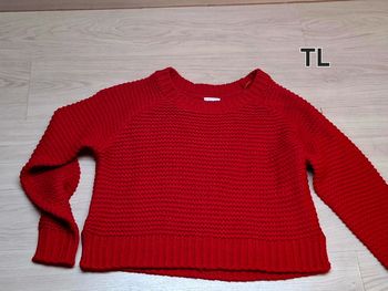 Pull rouge TL