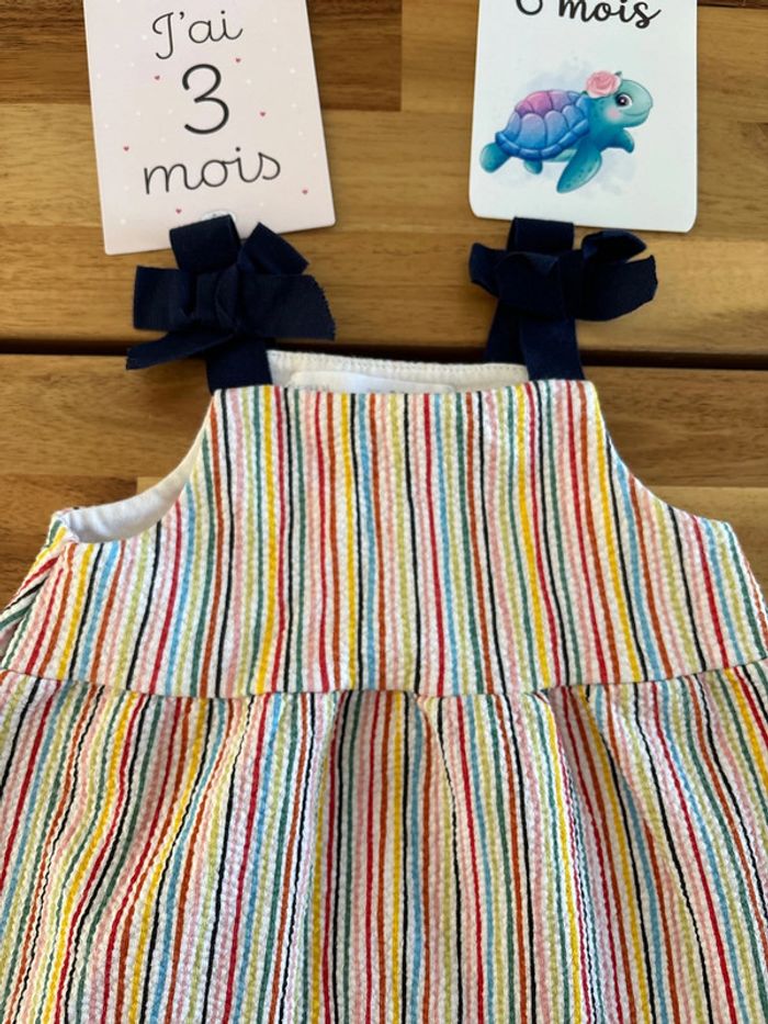 Robe rayures multicolores - photo numéro 3