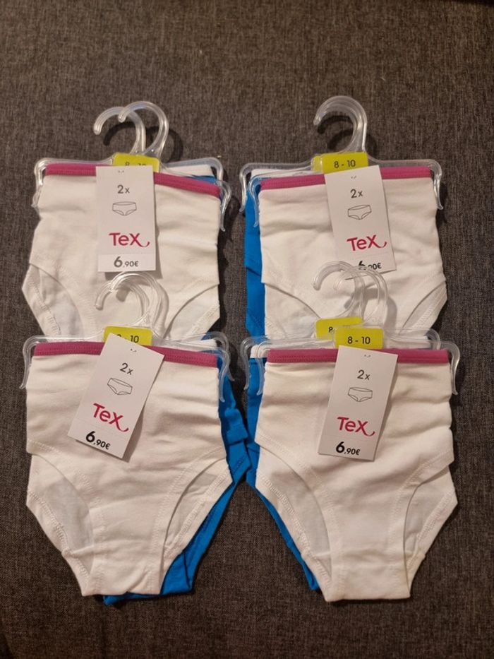 Lot 8 Boxers filles neufs 8/10 ans - photo numéro 2