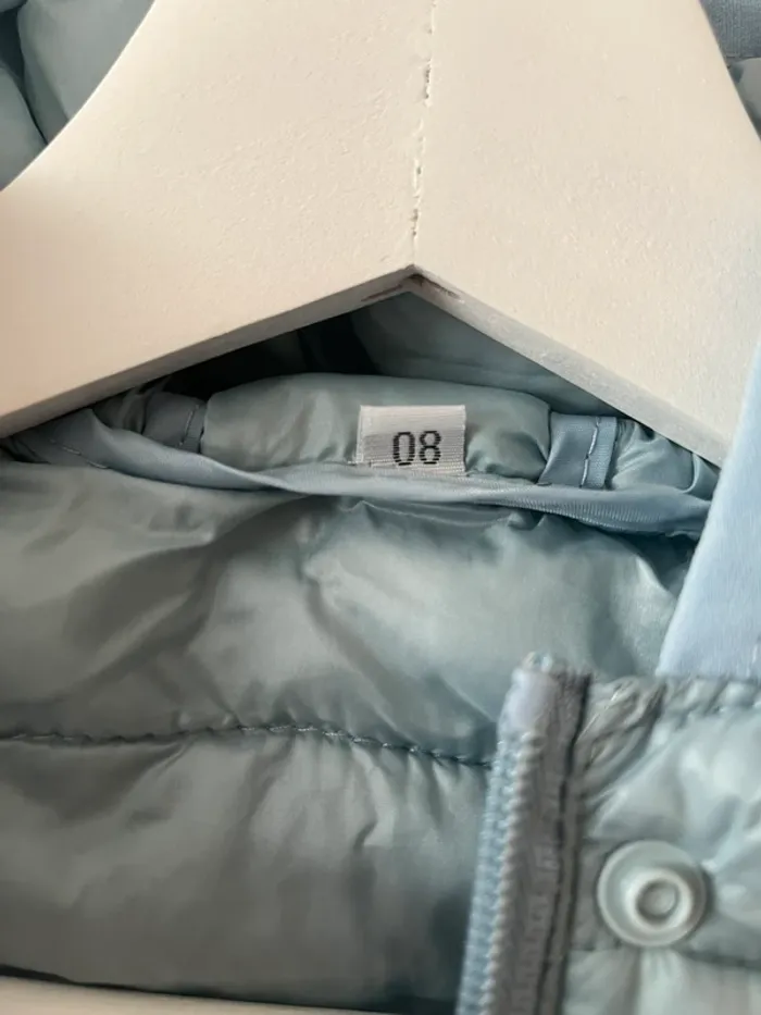 Manteau léger bébé garçon bleu clair avec capuche oreilles - Taille 80 (12-18 mois) - photo numéro 5