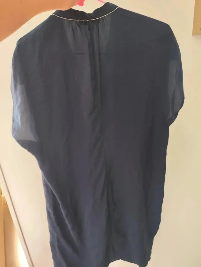 Robe bleue nuit 40 avec strass - photo numéro 3