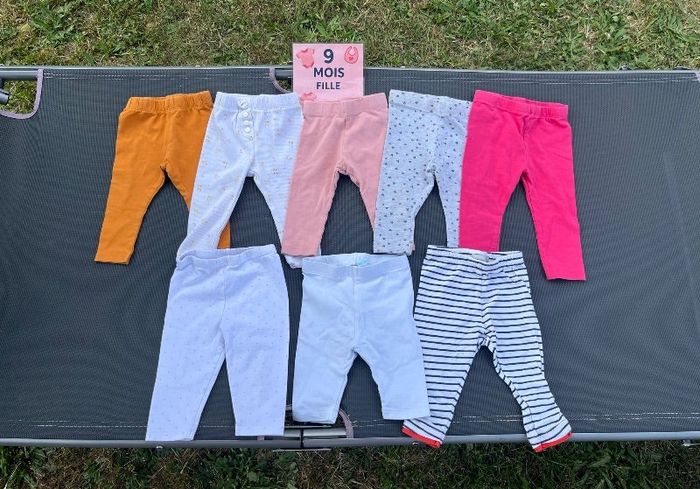 Lot de 8 leggings