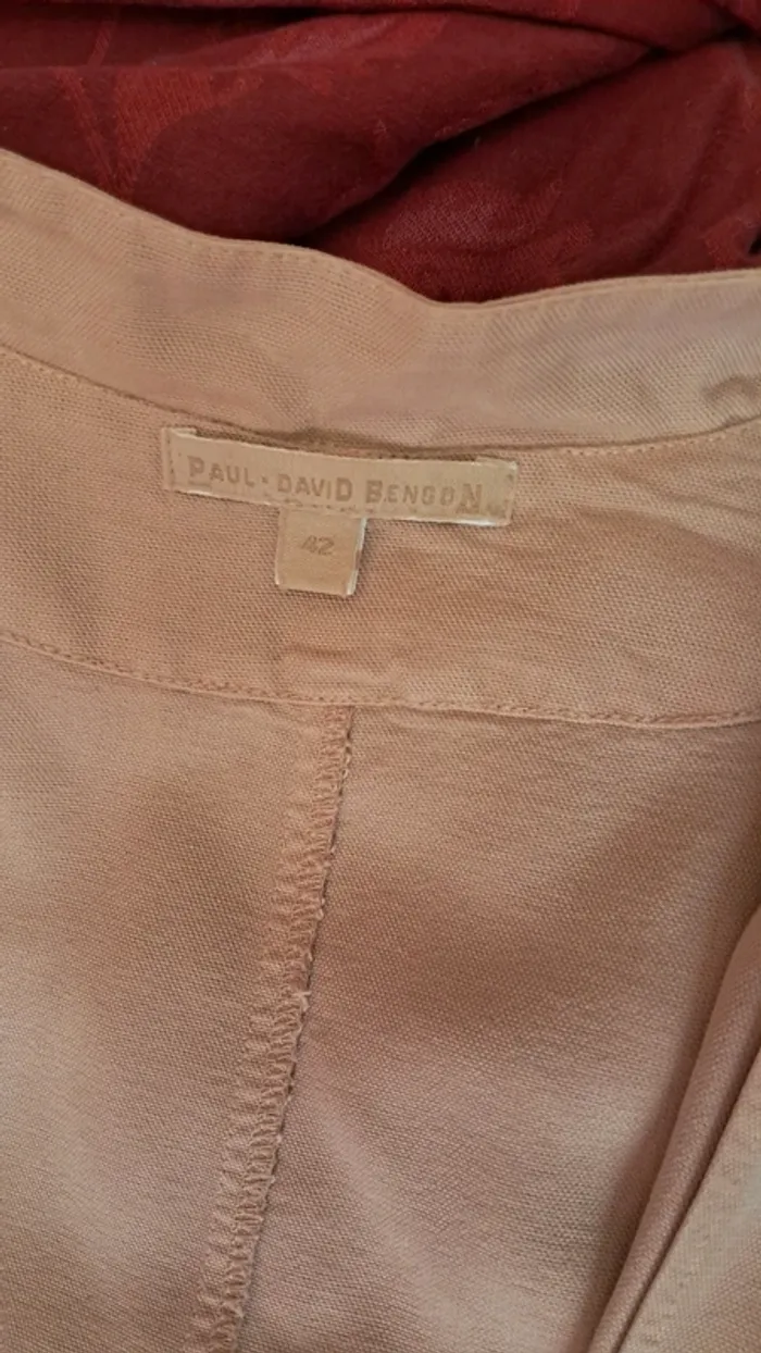 Ensemble Paul david Benson rose beige comme neuf 40 - photo numéro 5