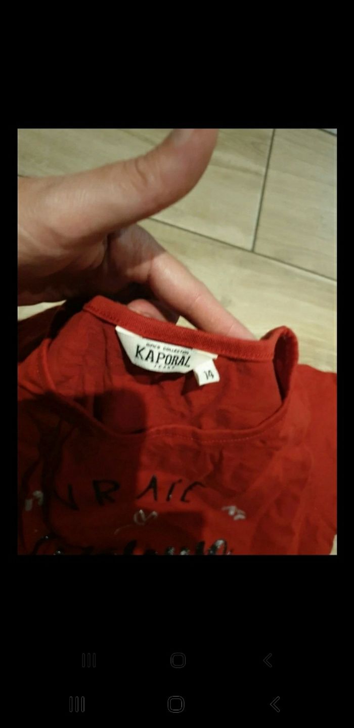 T-shirt fille kaporal 14 ans - photo numéro 3