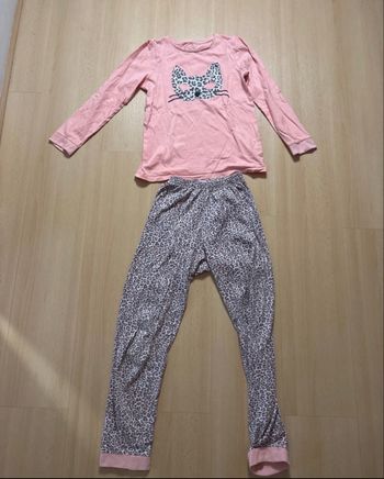 Pyjama fille rose chat taille 11-12 ans 