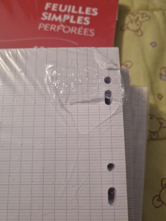 Lot de feuilles simples et copies doubles - photo numéro 3