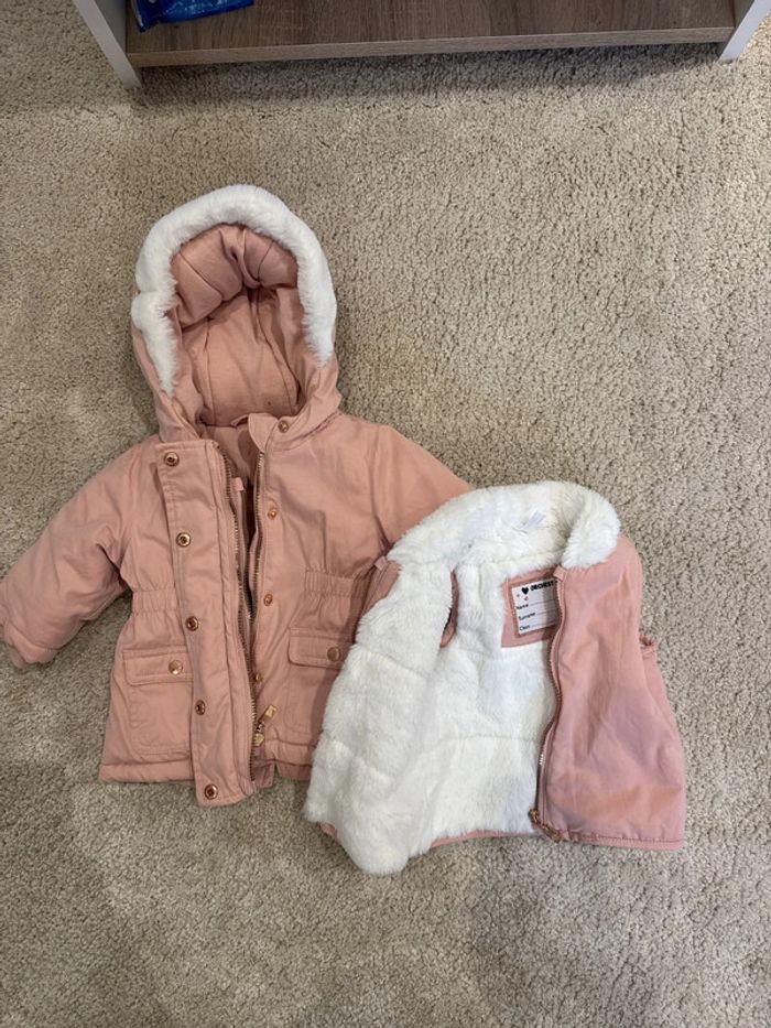 Parka 2 en 1 doublée Sherpa 3 mois - photo numéro 3