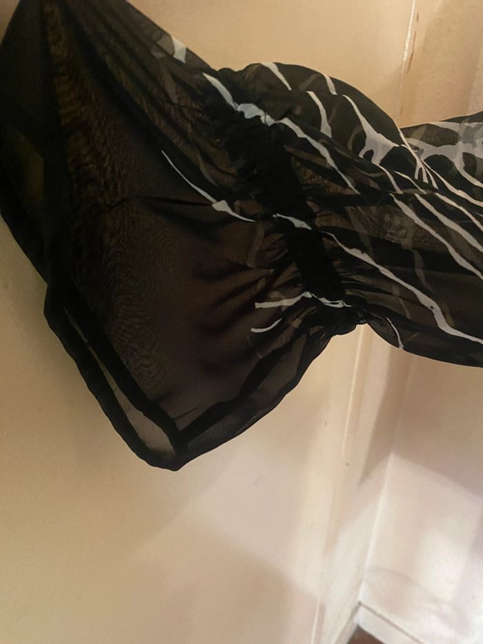 Haut léger semi transparent motif zébré Christine Laure - photo numéro 9