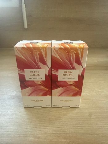 Lot de 2 eau de parfum plein soleil Yves rocher neuf