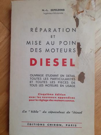 Réparation et mise au point des moteurs diesel - N.-L. Erpelding
