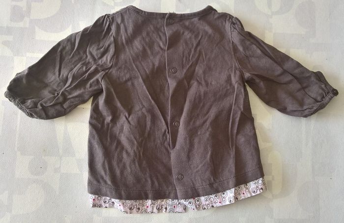 Haut fille 3 mois manches longues Kimbaloo - photo numéro 2