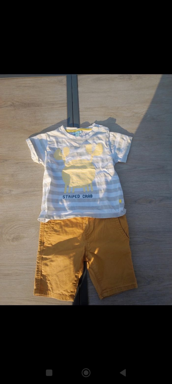 Ensemble été garçon 24 Mois