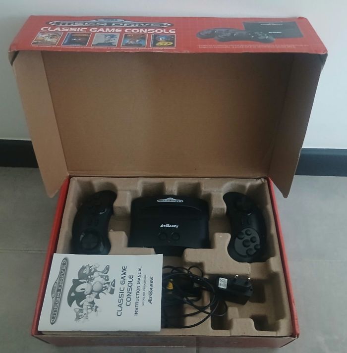 Megadrive sega console de jeu manette sans fil anniversaire sonic 80 jeux - photo numéro 3