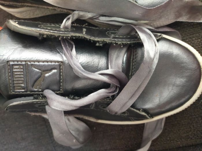 Baskets neuves grises lacets a ruban T 33 Puma - photo numéro 19