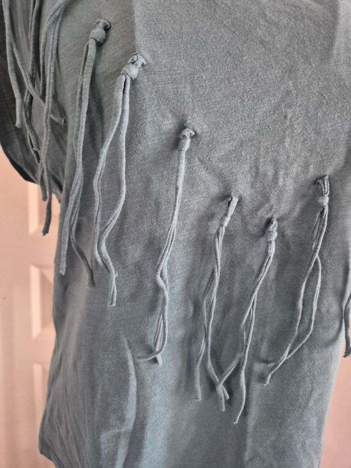 Tee-shirt a frange pur coton 🌸 - photo numéro 3