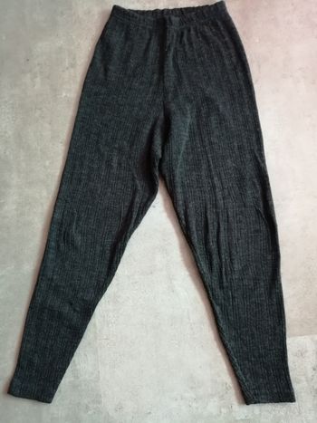 caleçon long chaud épais noir taille 3