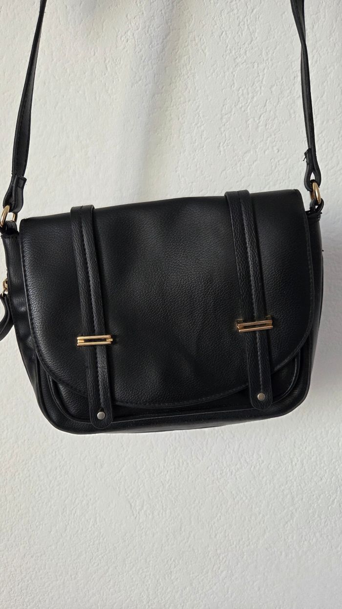 Sac à bandoulière noir - photo numéro 2