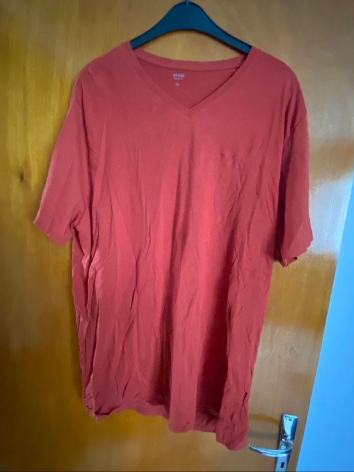 Tee shirt Bordeaux rouille