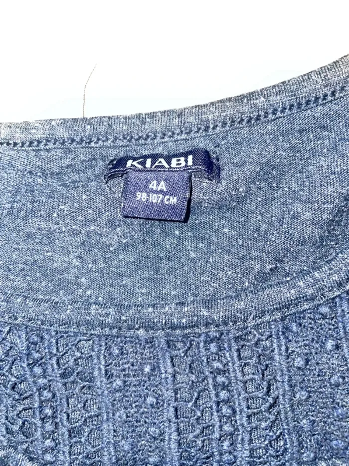 🩷 t-shirt manche longue taille 4 ans kiabi 🩷 - photo numéro 3