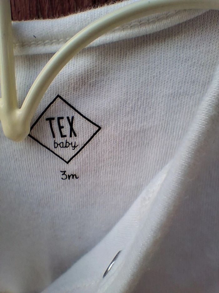 Lot de pyjamas léger 3 mois Tex - photo numéro 8