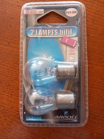 Lampe Bifil 21/5w 12 v