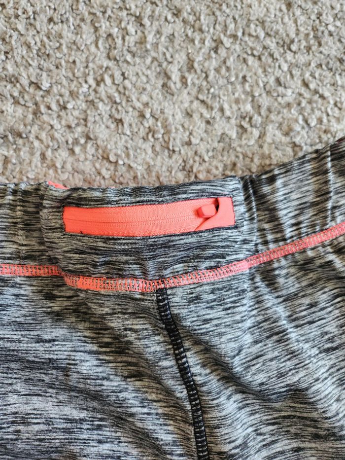 Legging de sport Gris chiné avec mesh - photo numéro 4