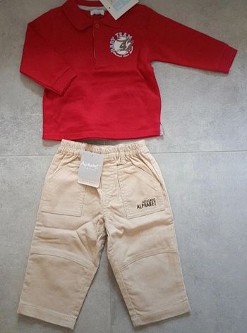 Ensemble 9 mois neuf avec etiquette